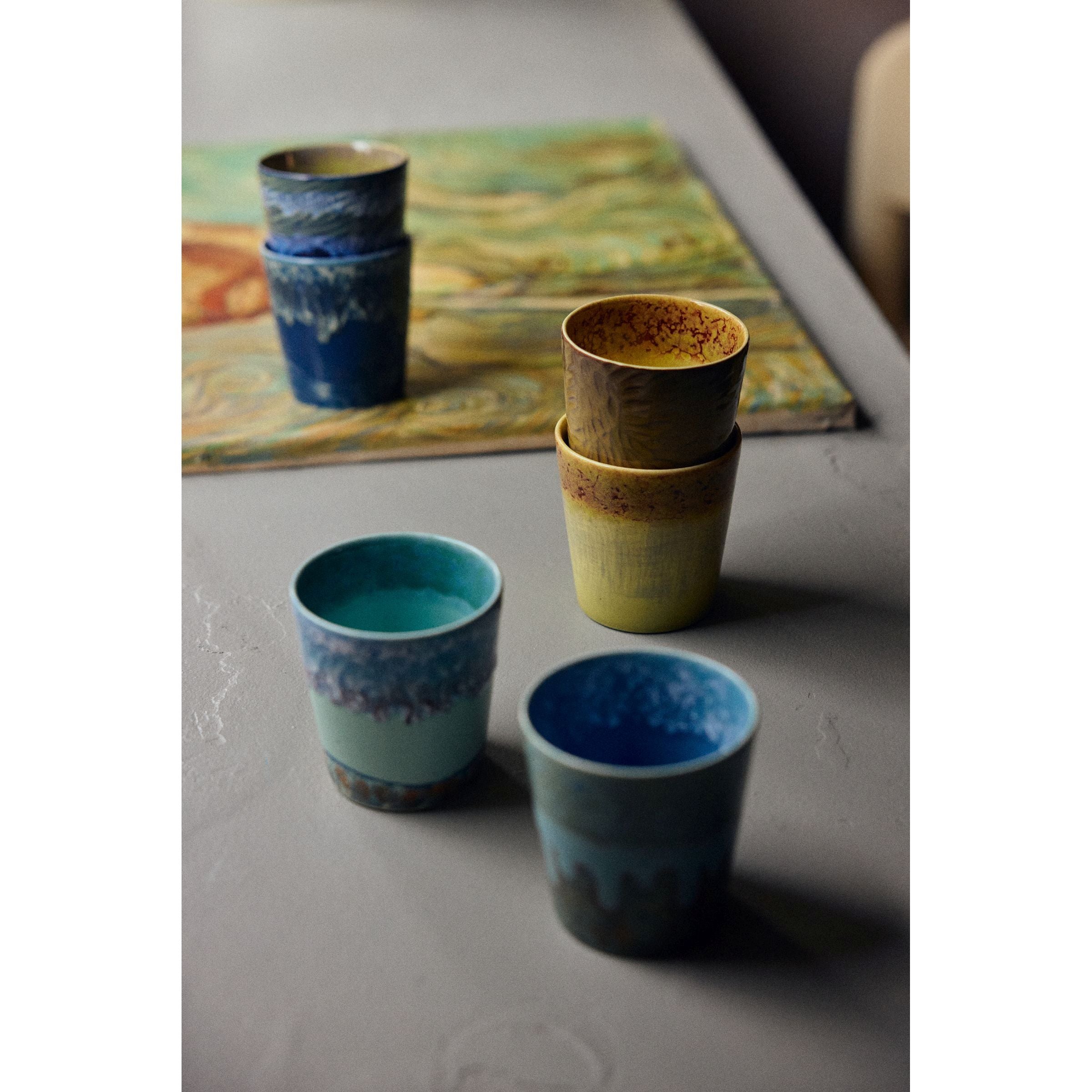 HKLIVING 70's ceramics mug Kaffeebecher