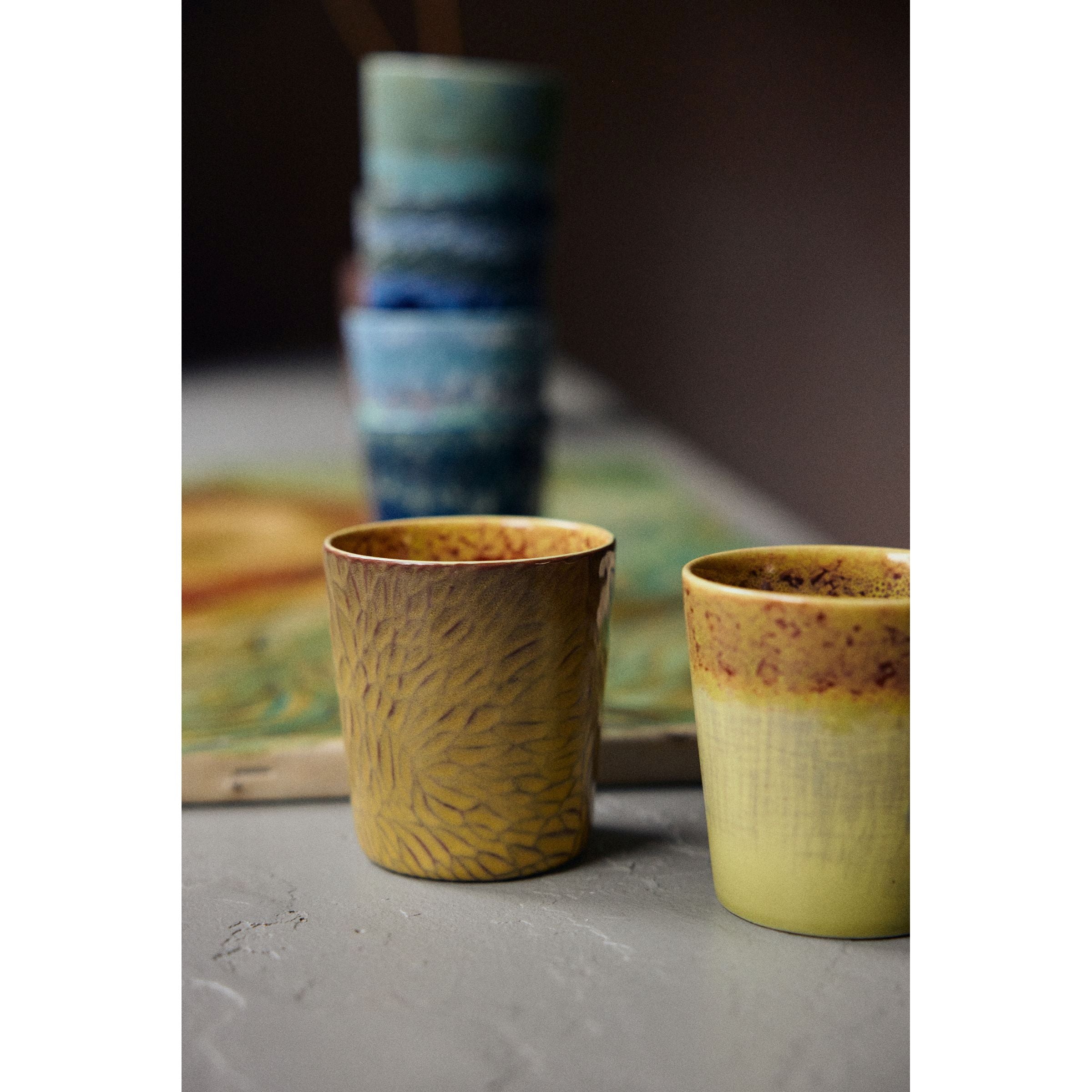 HKLIVING 70's ceramics mug Kaffeebecher