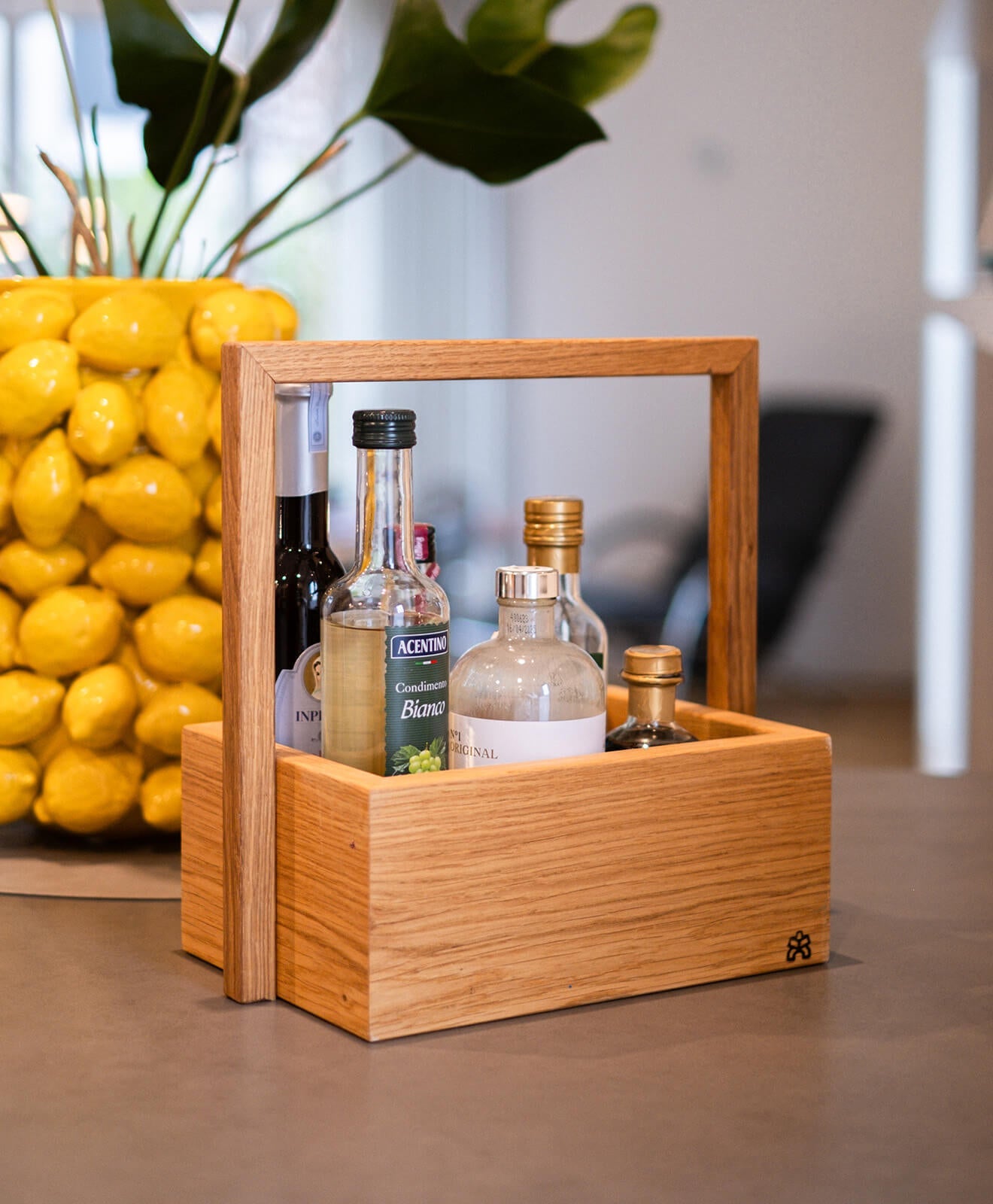 Holzkiste Eiche mit Griff KLEINER FRITZ