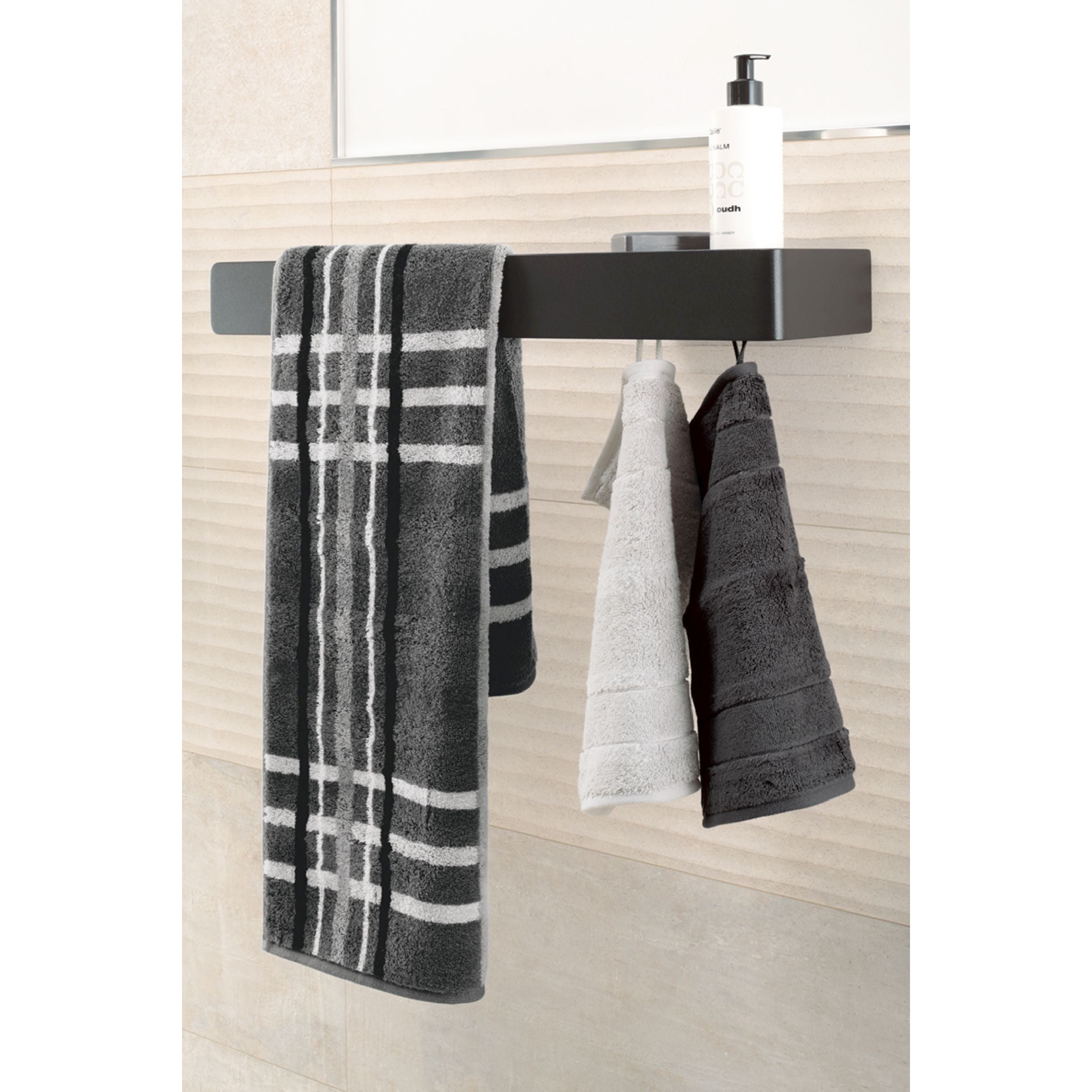 Cawö Noblesse Check 1089 Duschtuch – Baumwolle