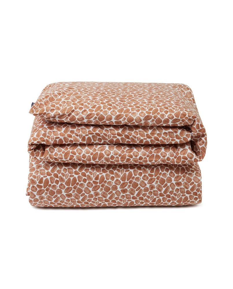 Lexington Printed Giraffe Satin Bettdeckenbezug