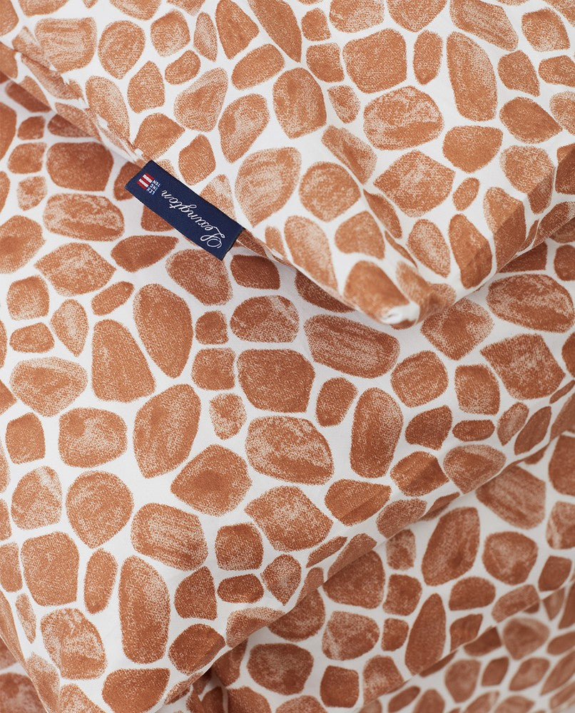 Lexington Printed Giraffe Satin Bettdeckenbezug