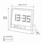 Philippi Time Uhr mit Weckfunktion, Thermo- und Hygrometer