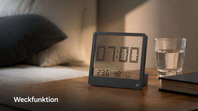 Philippi Time Uhr mit Weckfunktion, Thermo- und Hygrometer