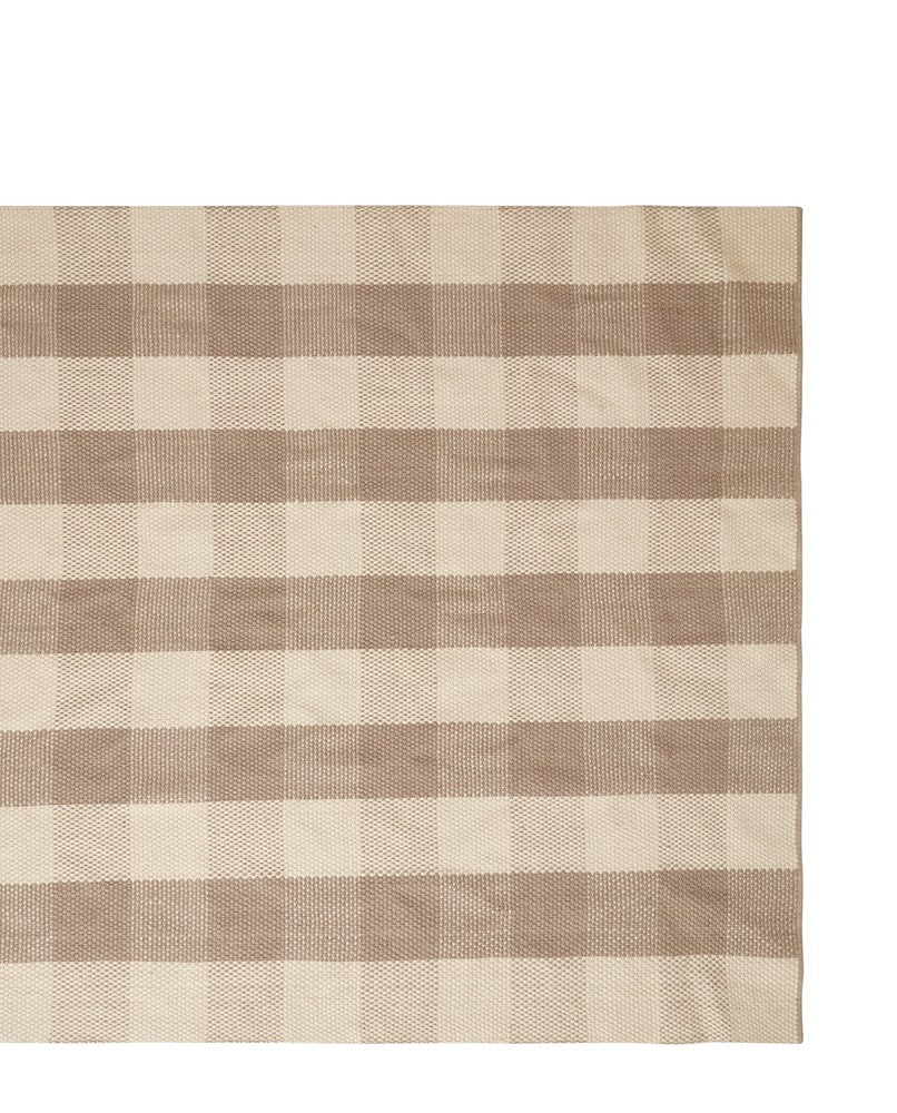 Lexington Checked Jute Teppichläufer