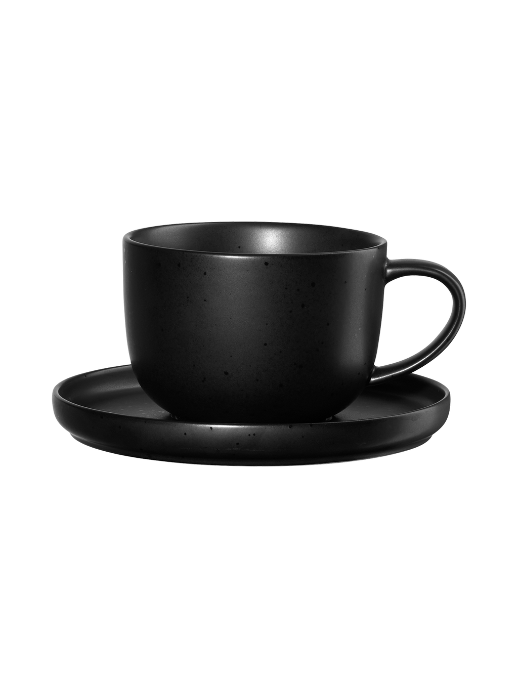 ASA Coppa Teetasse mit Unterteller kuro