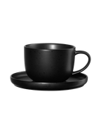 ASA Coppa Teetasse mit Unterteller kuro