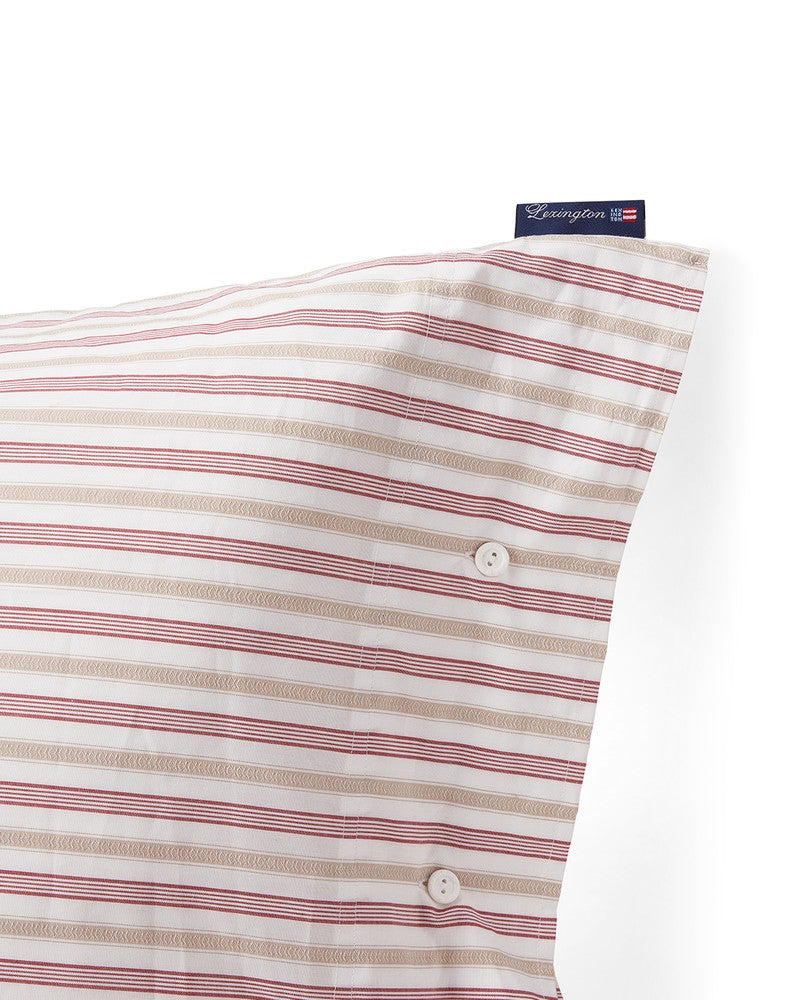 Lexington Dobby Striped Bettwäsche-Set aus Baumwoll-Popelin