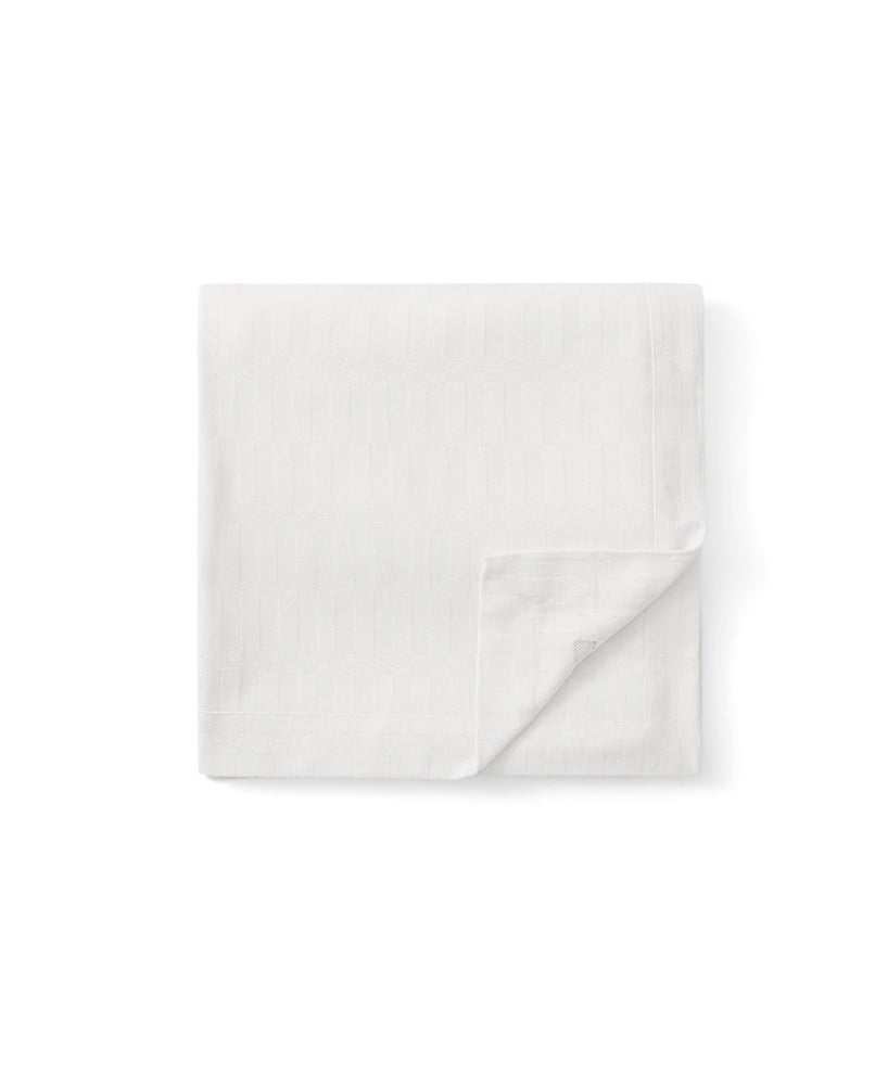 Lexington White Jacquard Tischdecke