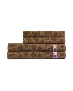 Lexington Velour Jacquard Leaves Duschtuch