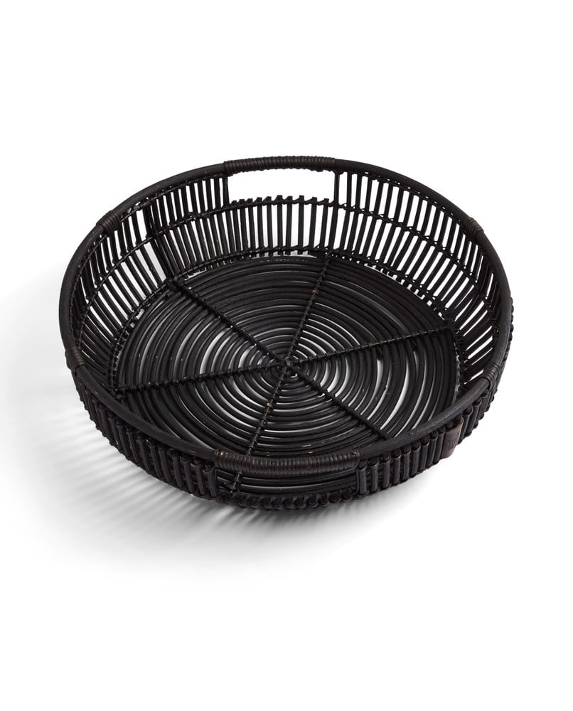 Lexington Round Rattan Tablett