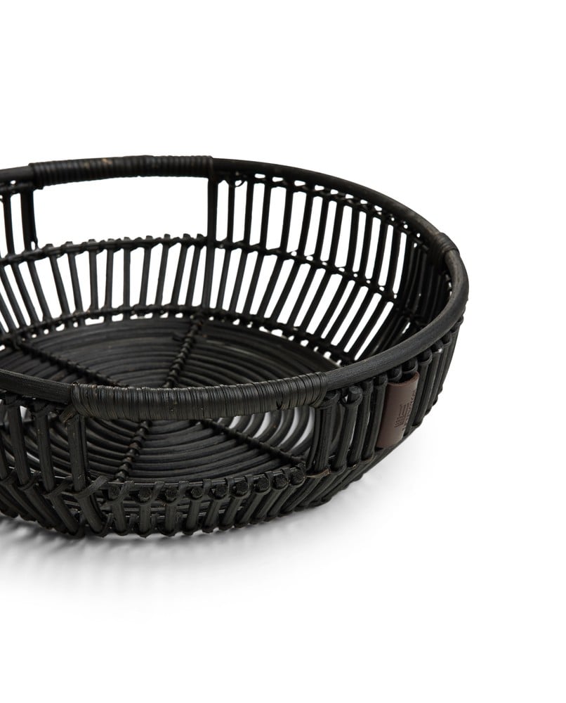Lexington Round Rattan Tablett