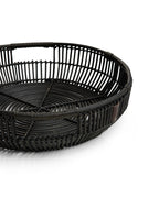 Lexington Round Rattan Tablett