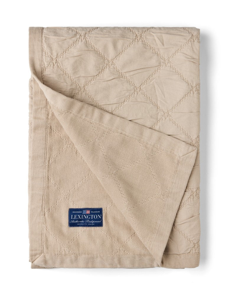 Lexington Signature Star Quilted-Tagesdecke aus Bio-Baumwolle