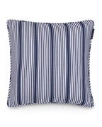 Lexington Classic Striped Organic Cotton Twill Kissenhülle