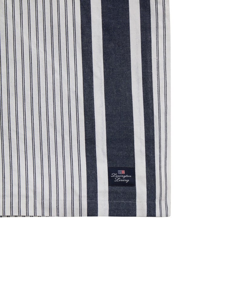 Lexington Striped Organic Cotton Tischdecke