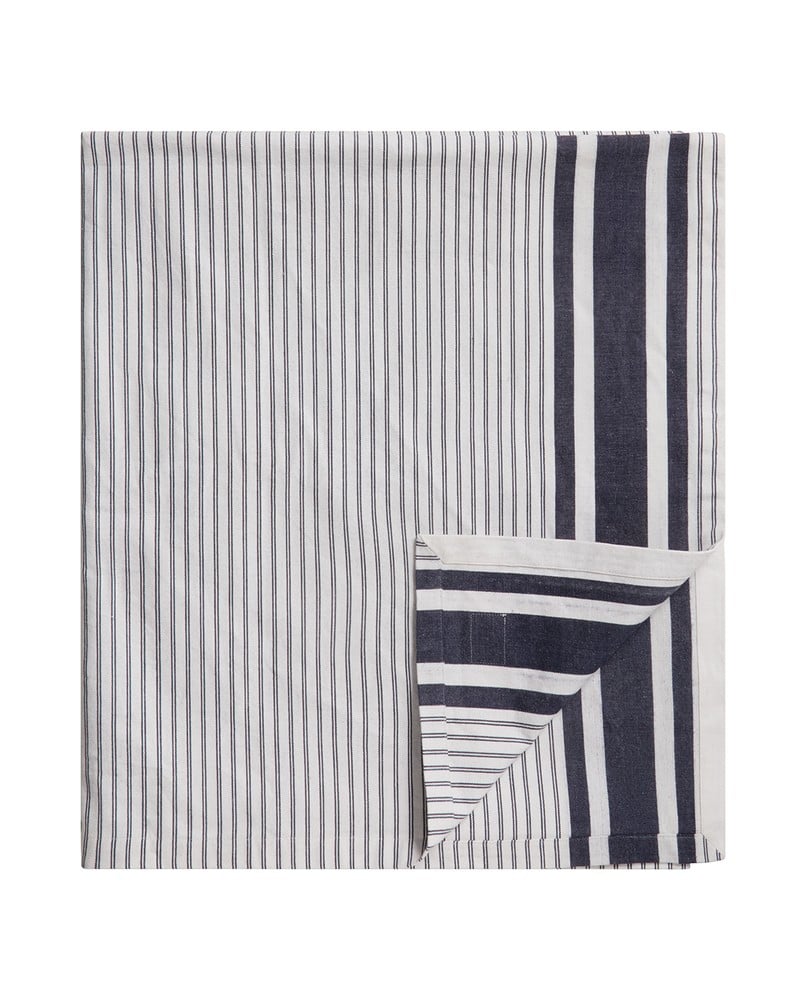 Lexington Striped Organic Cotton Tischdecke