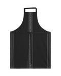 LEXINGTON Jacquard-Schürze aus Baumwolle mit Sternmotiv, Schwarz/Weiß