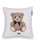 LEXINGTON Teddy-Kissen aus Bio-Baumwollsamt 40x40
