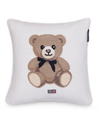 LEXINGTON Teddy-Kissen aus Bio-Baumwollsamt 40x40