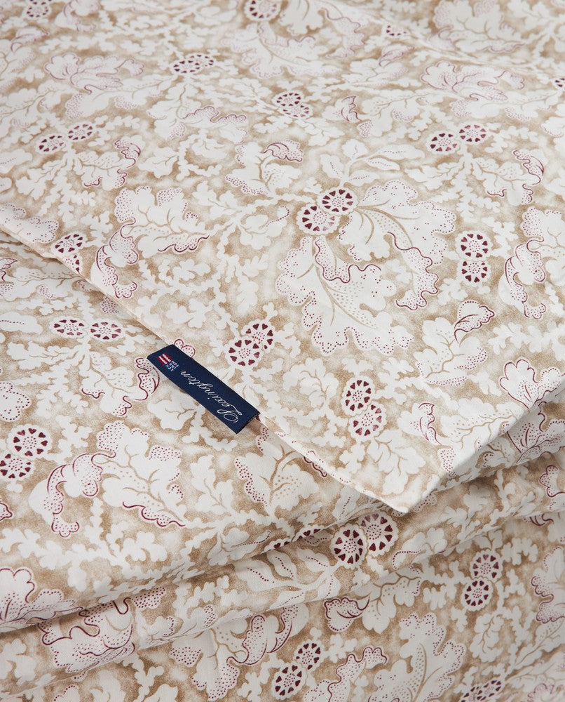 Lexington Fall Leaves Printed Bettwäsche-Set aus Baumwoll-Satin