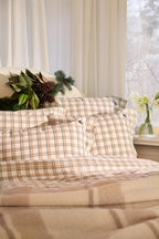 Lexington Checked Cotton Flannel Kopfkissenbezug aus Flanell