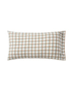 Lexington Checked Cotton Flannel Kopfkissenbezug aus Flanell
