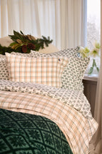 Lexington Checked Cotton Flannel Kopfkissenbezug aus Flanell
