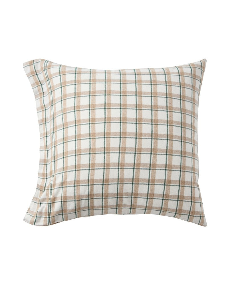 Lexington Checked Cotton Flannel Kopfkissenbezug aus Flanell