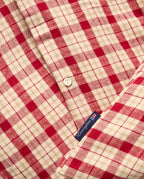 Lexington Checked Cotton Flannel melange Kopfkissenbezug aus Flanell