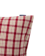 Lexington Checked Cotton Flannel melange Kopfkissenbezug aus Flanell