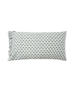 Lexington Flower Printed Cotton Sateen Kopfkissenbezug aus Satin