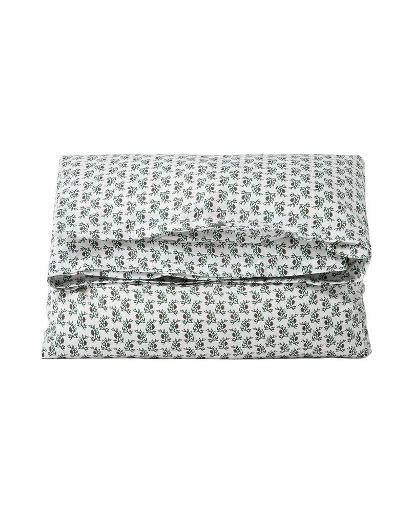 Lexington Flower Printed Cotton Sateen Bettwäsche-Set aus Satin
