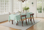 Lexington Striped Tischdecke aus Leinen und Baumwolle
