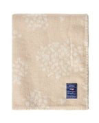 Lexington Floral Jacquard Decke aus einem Wolle-Mix