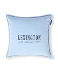 Lexington Logo Velvet Kissenhülle aus Bio-Baumwolle