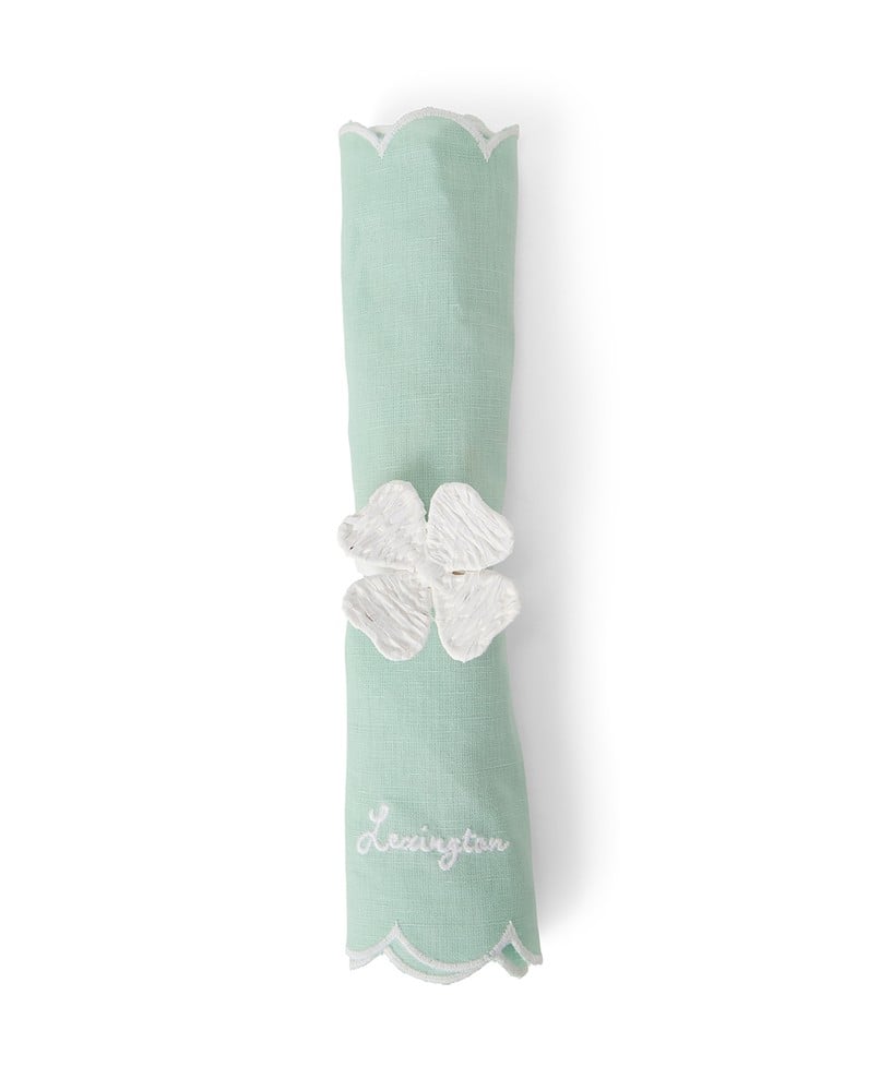 Lexington Raffia Four-Leaf Clover Serviettenring