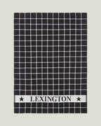 LEXINGTON Küchentuch aus bio-baumwollfrottee, schwarz/weiß