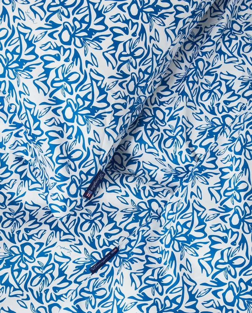 Lexington Flower New Printed Bettwäsche-Set aus Baumwoll-Satin