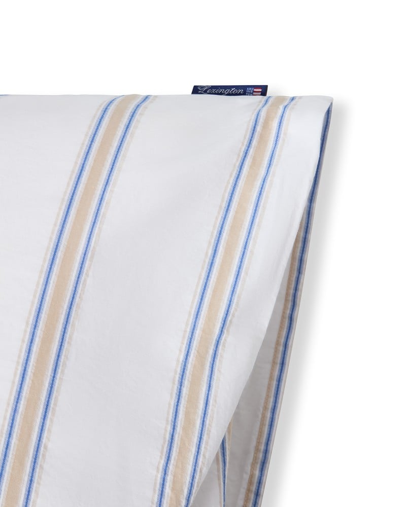Lexington Dobby Striped Kopfkissenbezug aus Perkal