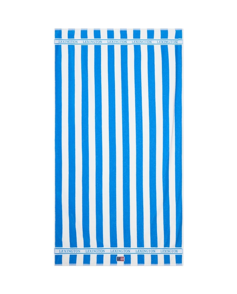 Lexington Block Striped Terry Strandtuch