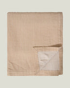LEXINGTON Jacquard-tagesdecke aus bio-baumwolle, fudge