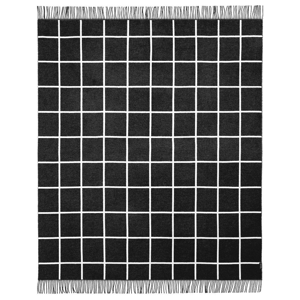 Rohleder Plaid Square – Geometrische Wohndecke aus Wolle