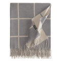 Rohleder Plaid Square – Geometrische Wohndecke aus Wolle