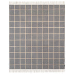 Rohleder Plaid Square – Geometrische Wohndecke aus Wolle