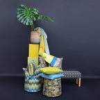 Rohleder Tulum People Pouf – Sitzhocker mit Motiv