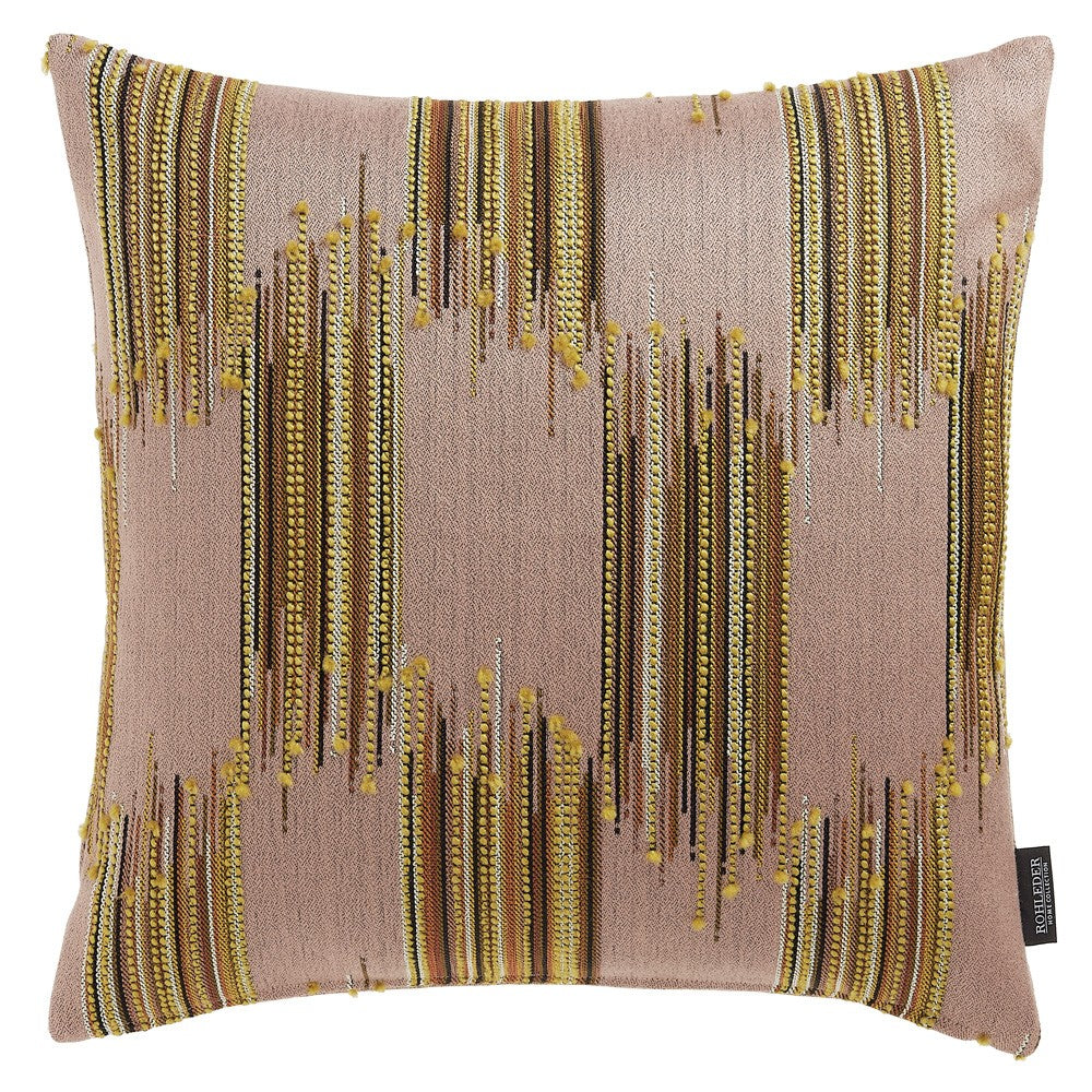Rohleder Botanicals Ikat – Dekokissen mit Gänsefeder-Füllung