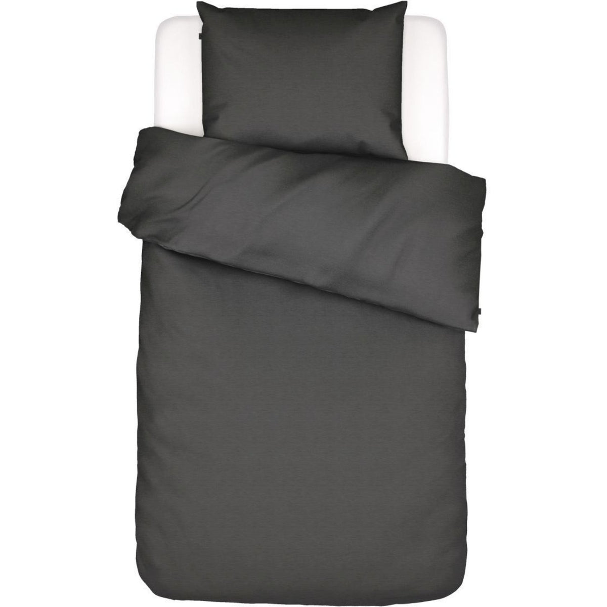 Essenza Otis Jersey-Bettwäsche – weicher Schlafkomfort - Anthracite / 135x200 cm + 80x80 cm