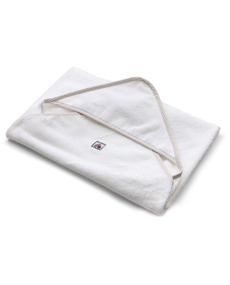 LEXINGTON Baby-Frotteehandtuch Weiß/Beige