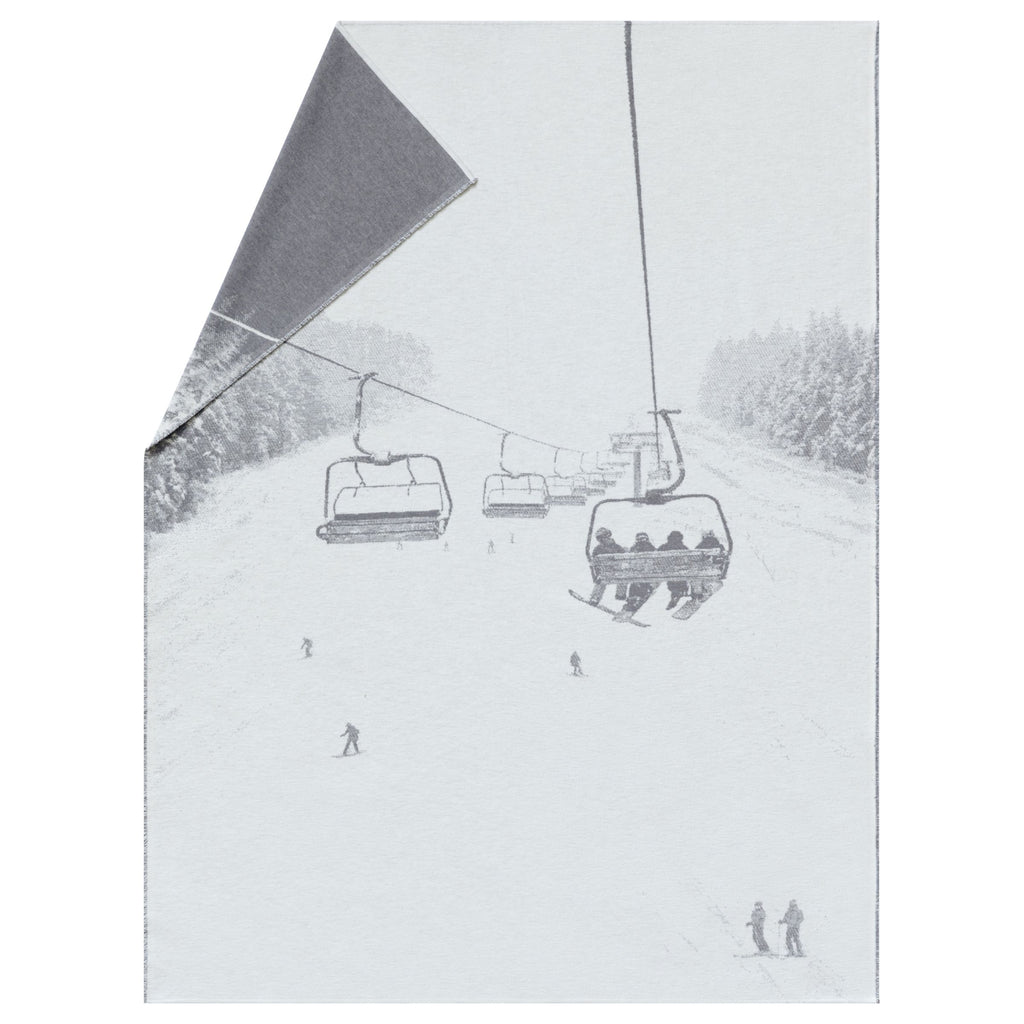David Fussenegger Skilift Baumwolldecke